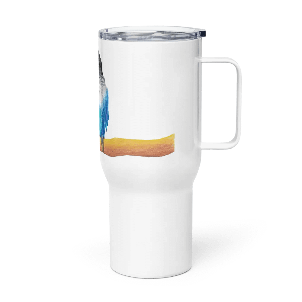 Lovebirds Drawing Travel Cup product image (3)
