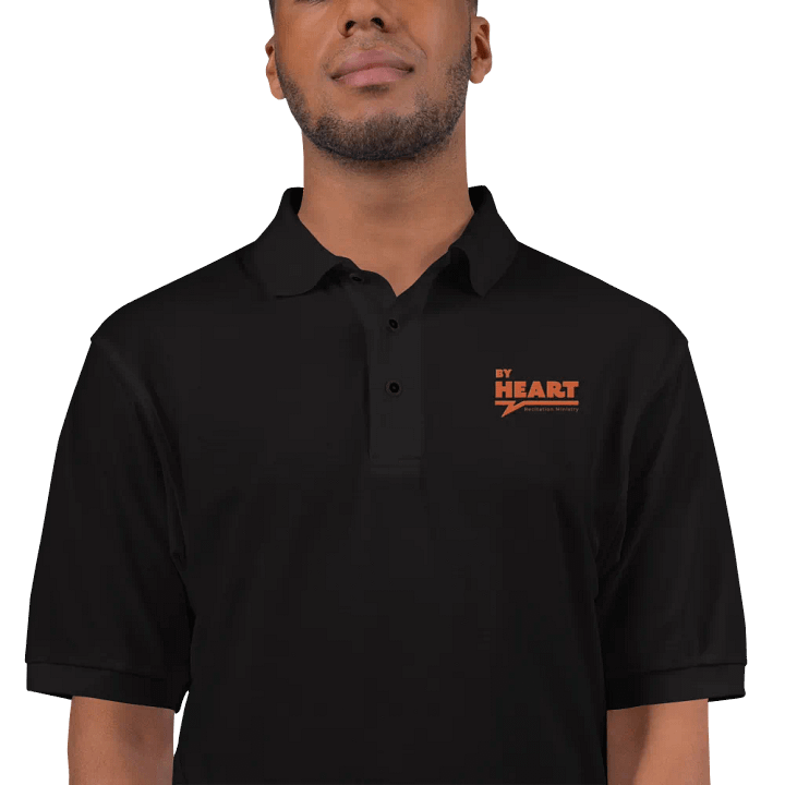 By Heart orange logo Polo Shirt product image (1)