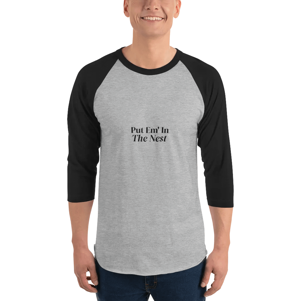 Put Em' In The Nest ¾ Sleeve Tee product image (3)
