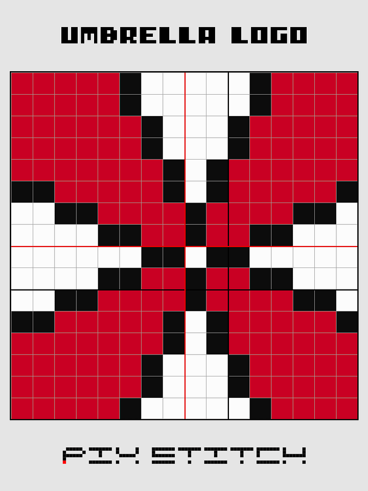Umbrella Logo Pixel Art product image (2)