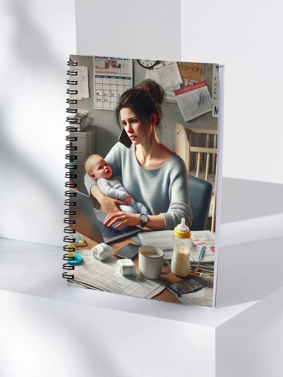 Chaos and Creativity Spiral Notebook product image (4)