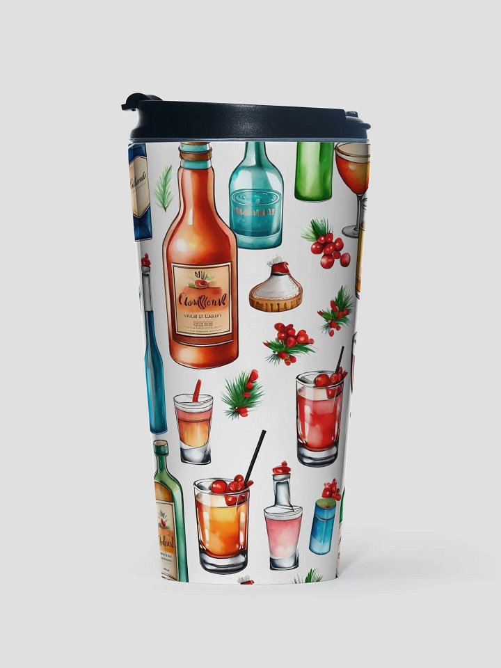 Festive Spirits Stainless Steel Travel Mug product image (2)