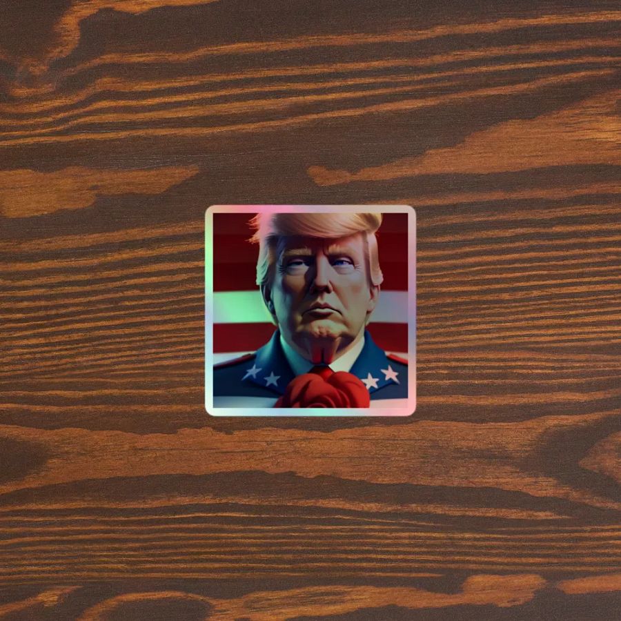 Country Trump Holographic Sticker product image (5)