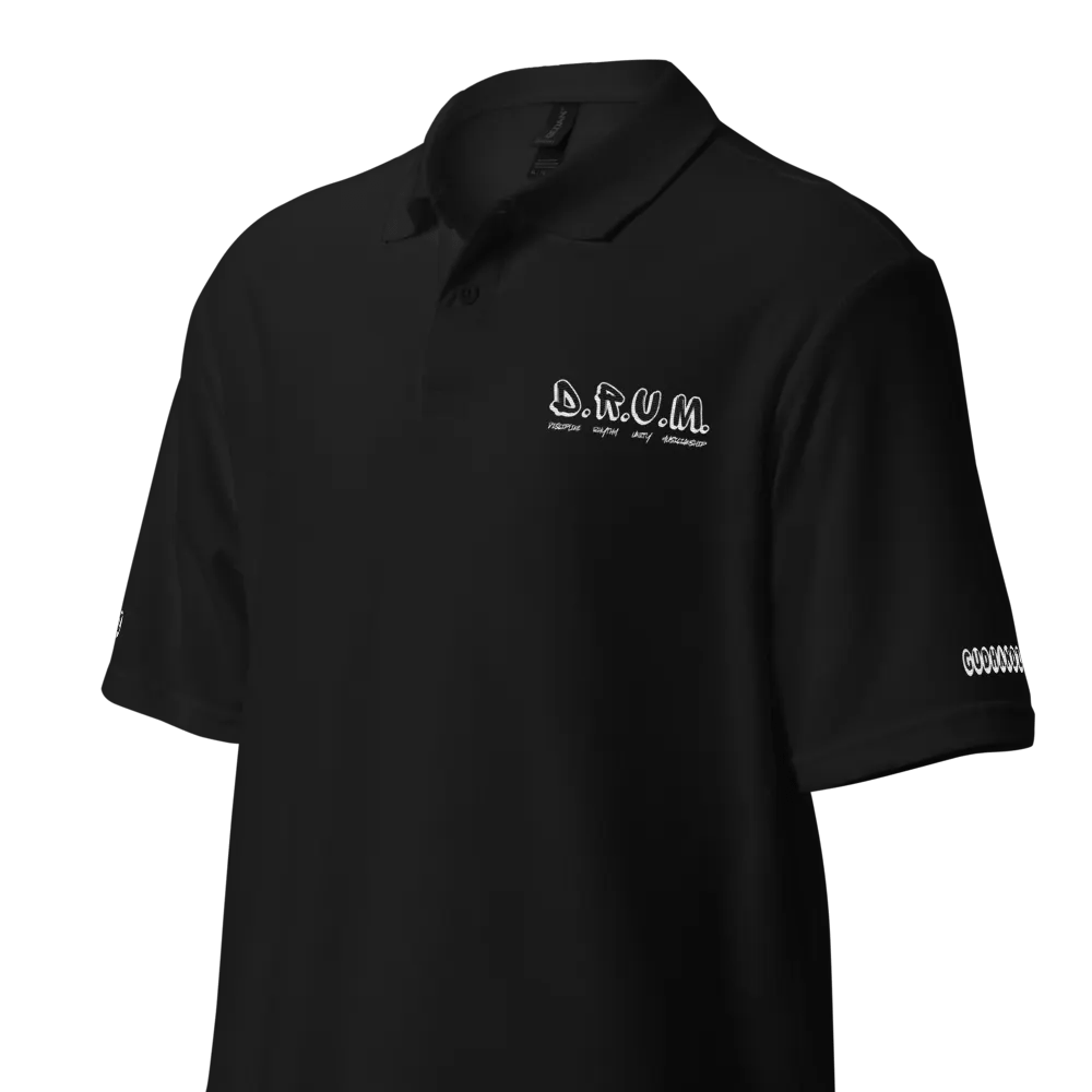 D.R.U.M. Polo Shirt (black) product image (1)
