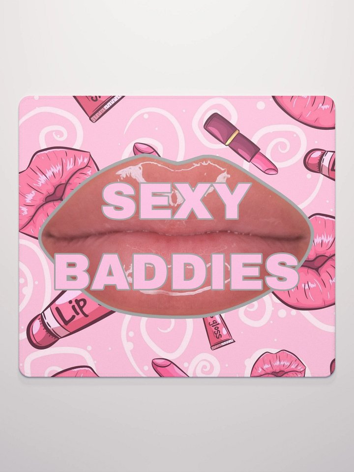 Glossy SexyBaddies Lips Gaming Mouse Pad product image (4)
