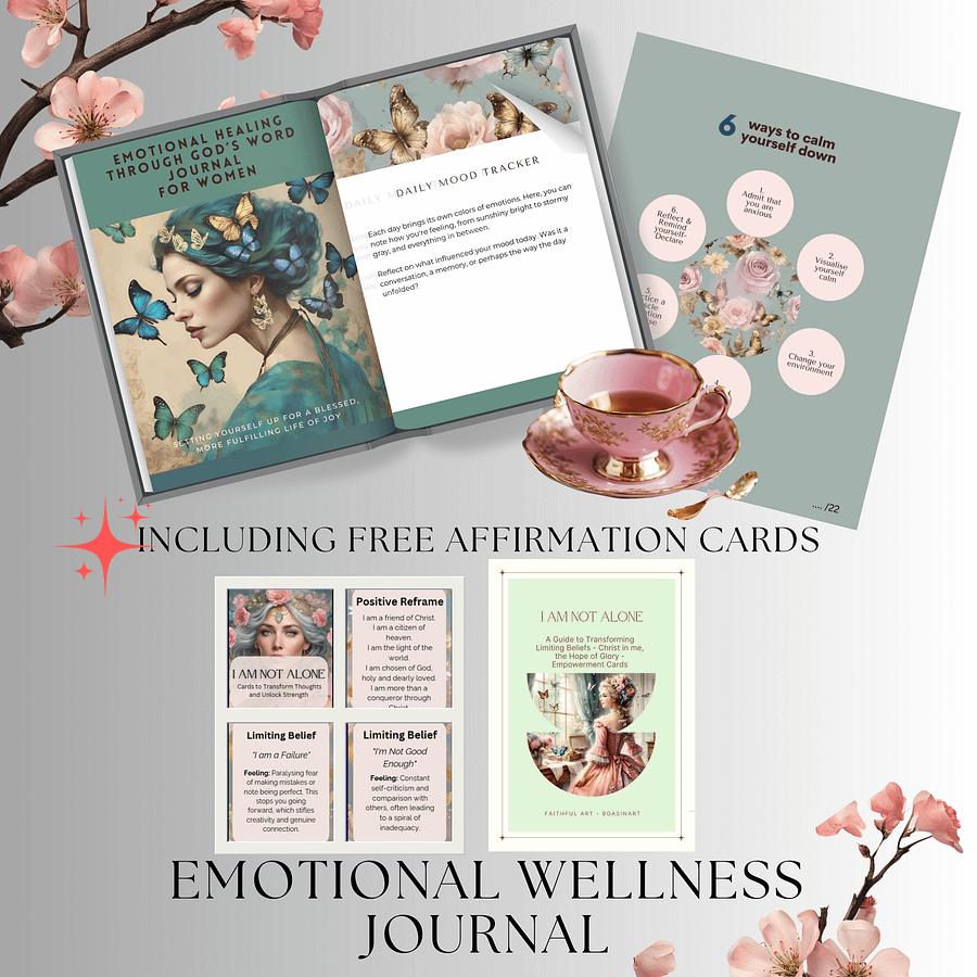 Emotional Healing Through God’s Word Journal For Women product image (1)