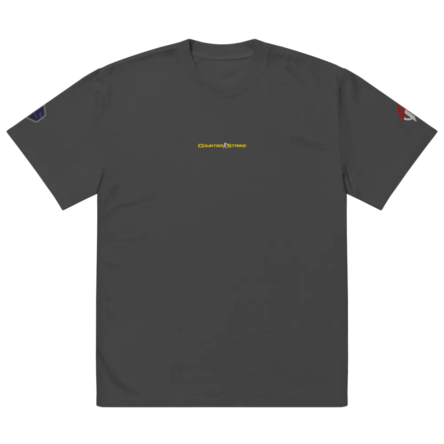 TopFrag™ 5vs5.net™ CS1.6 Alt AS Colour Premium Oversized Faded T-Shirt product image (4)