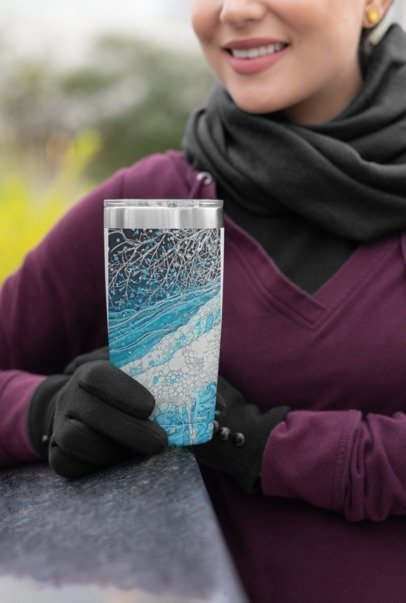 Winter Frost, 20oz Stainless Steel Tumbler product image (1)