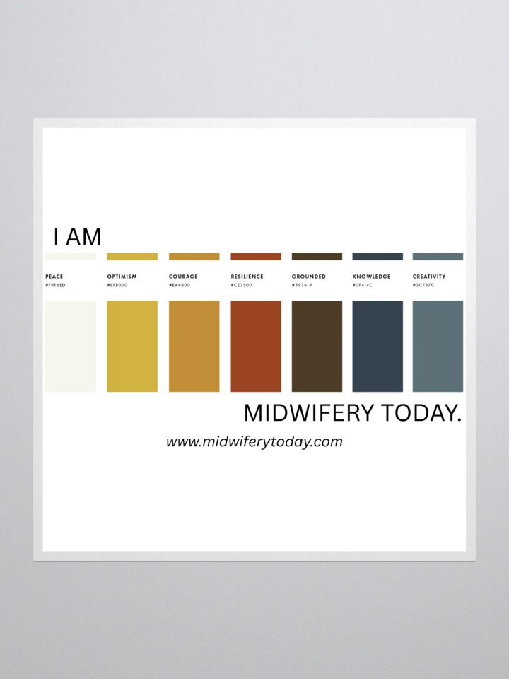 I AM MIDWIFERY TODAY sticker product image (2)