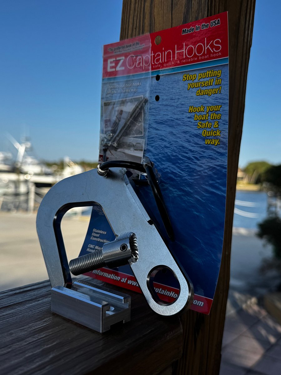 EZ Captain Hooks - Mate's Deal, 1 Hooks, 1 Slide Attachment & Mounting Screws product image (1)