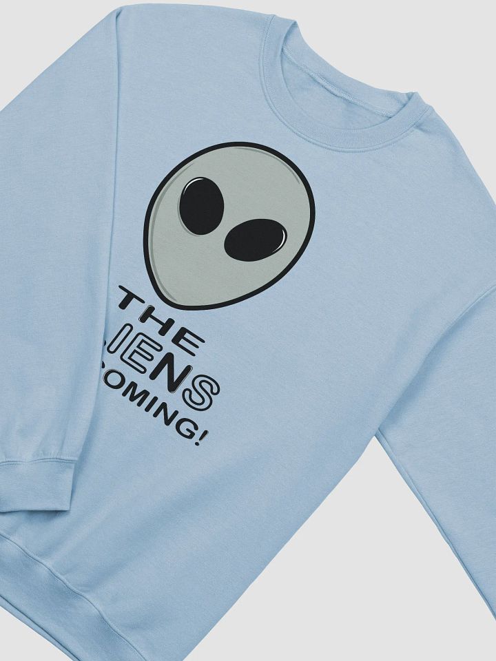 The Aliens Are Coming! - Gildan Classic Crewneck Sweatshirt product image (1)