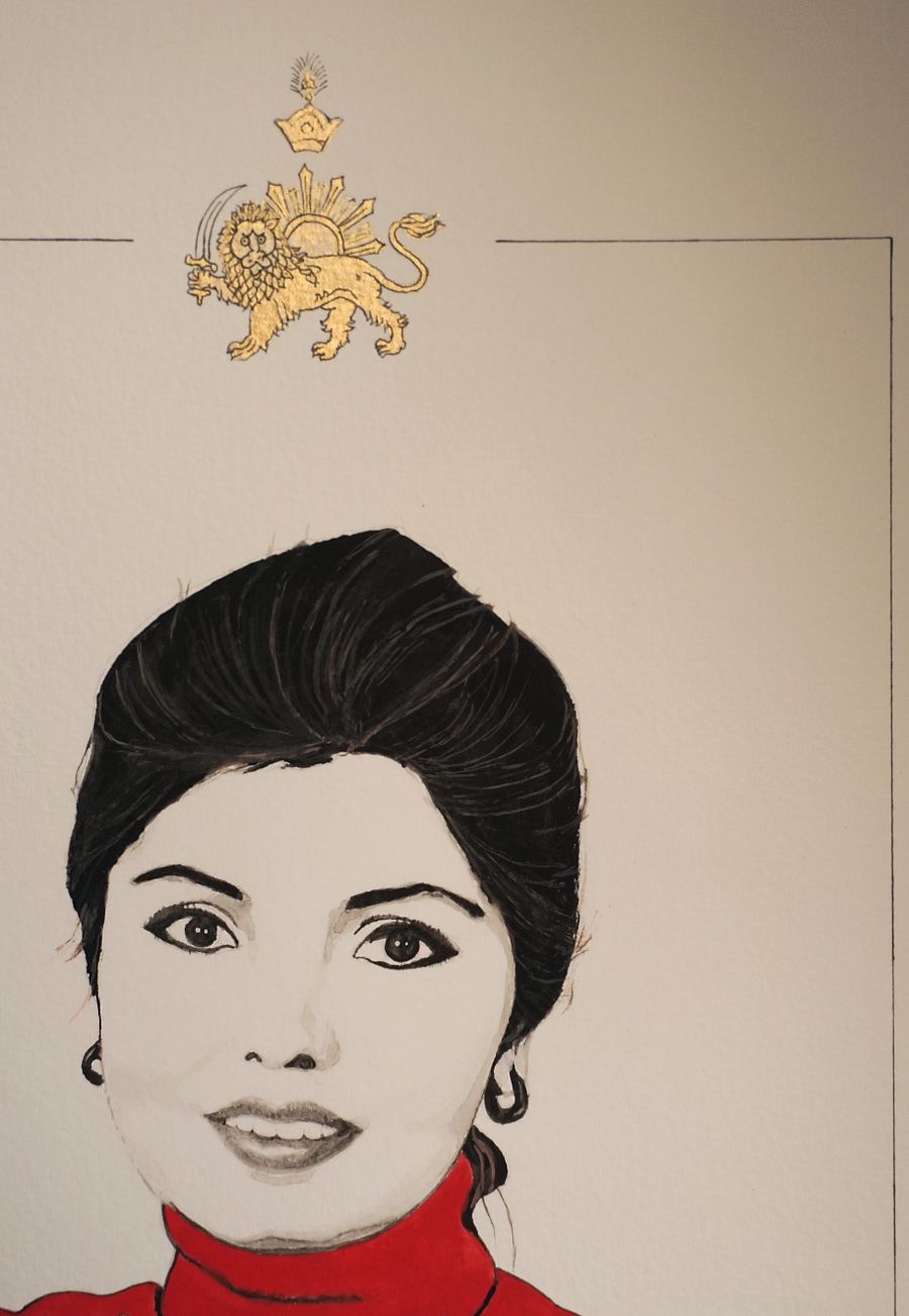 HRH Yasmine Pahlavi Portrait - پرتره والاحضرت یاسمین پهلوی product image (2)