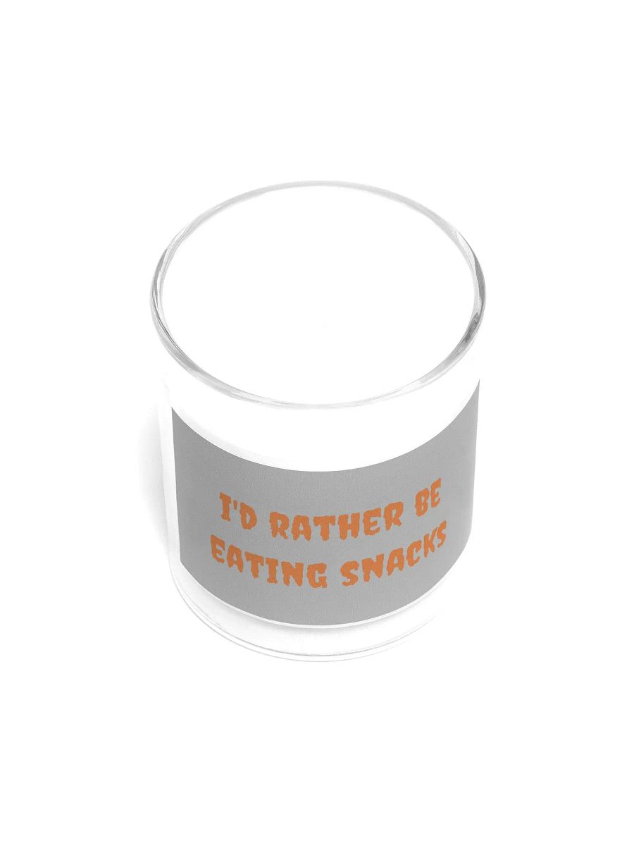 I'd rather be eating snacks - candle product image (3)