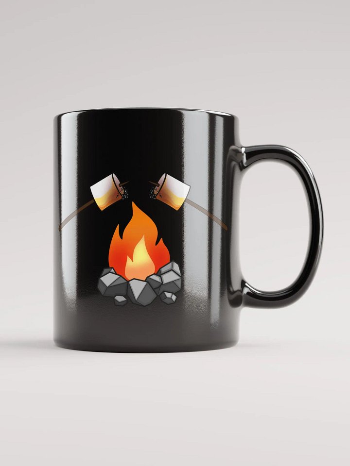 Campfire Black Glossy Mug product image (2)