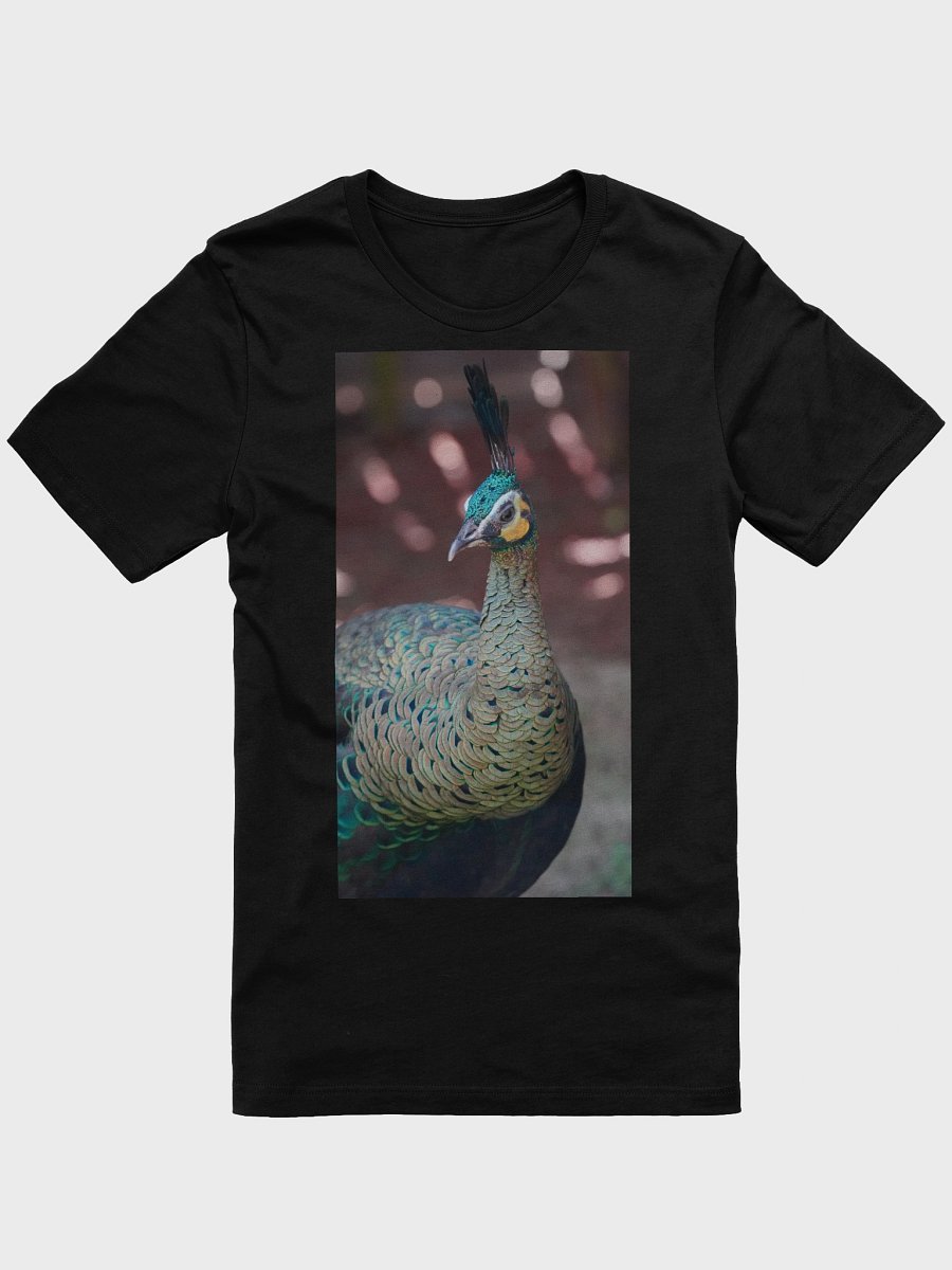 Iridescent Peafowl Feathered T-Shirt product image (1)