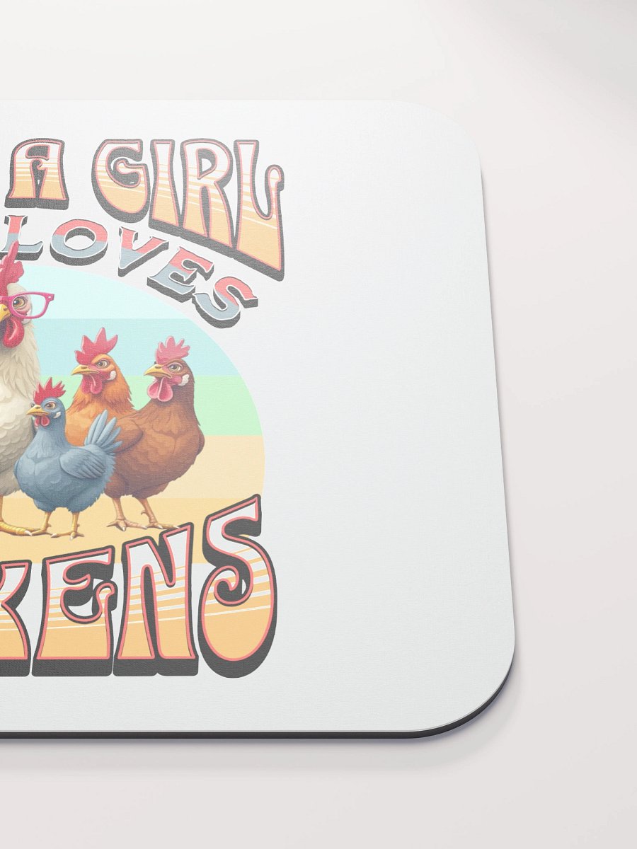 Just A Girl Who Loves Chickens Charming Mouse Pad product image (5)