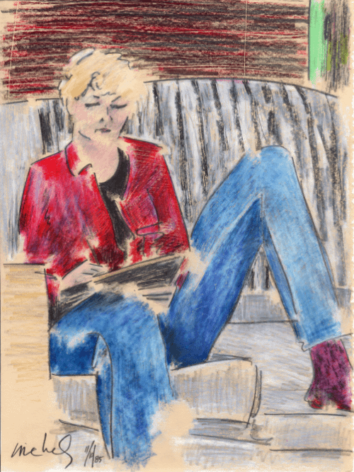 Woman Writing 11.06.85 print product image (1)