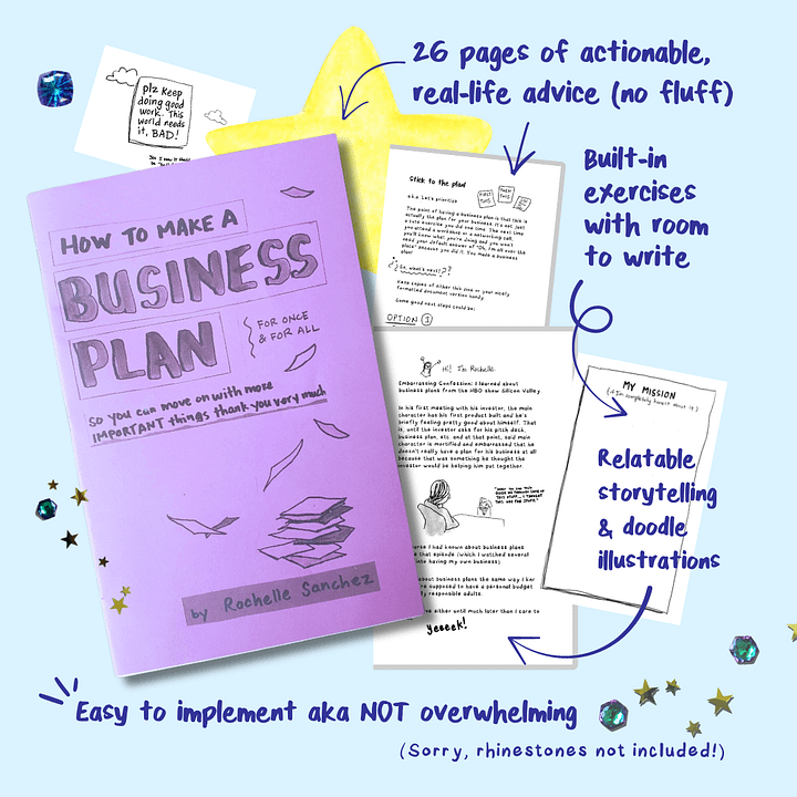 How to Make a Business Plan (Physical zine mailed to you) product image (2)