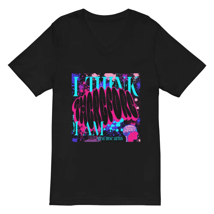 i think, therefore i am. V-Neck Tee product image (2)