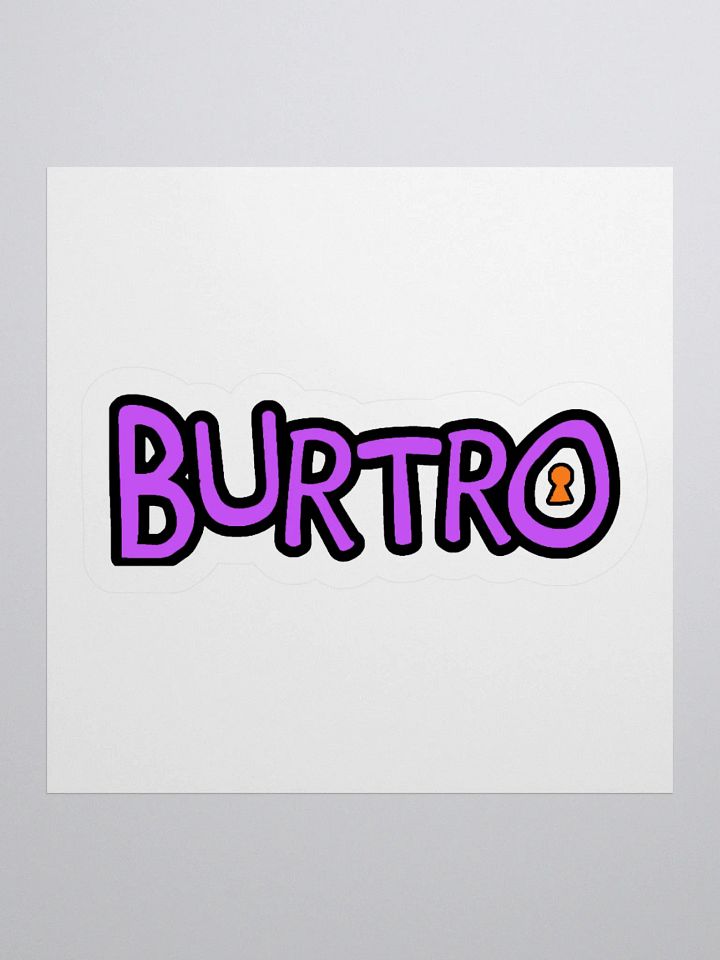 Burtro Logo Sticker product image (2)