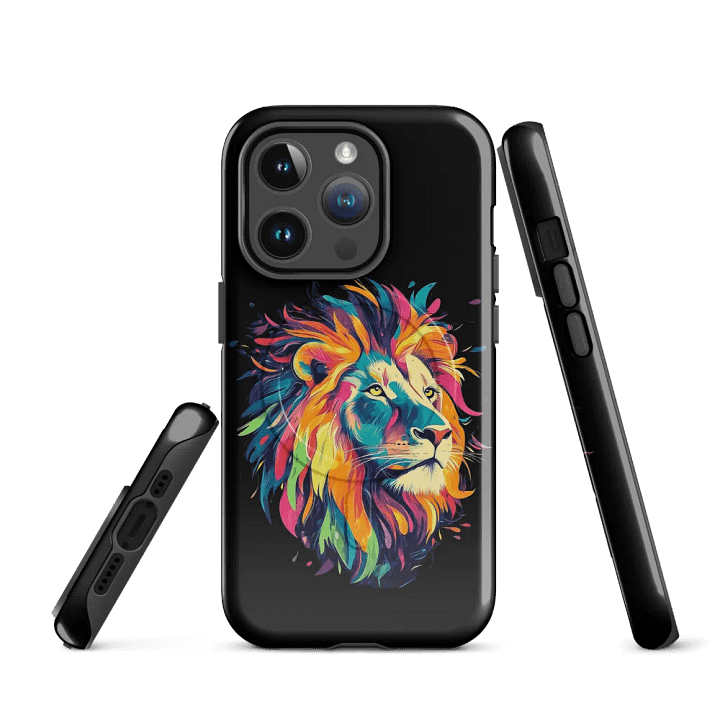 Vibrant Lion iPhone® MagSafe® Tough Case product image (3)