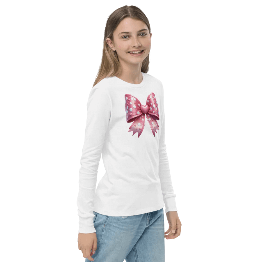 Sweetheart Bow Long Sleeve Tee product image (5)