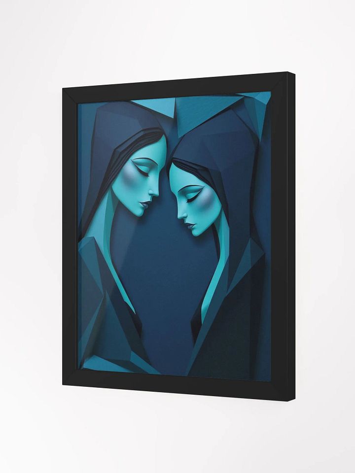 Symmetry in Blue Framed Print product image (10)