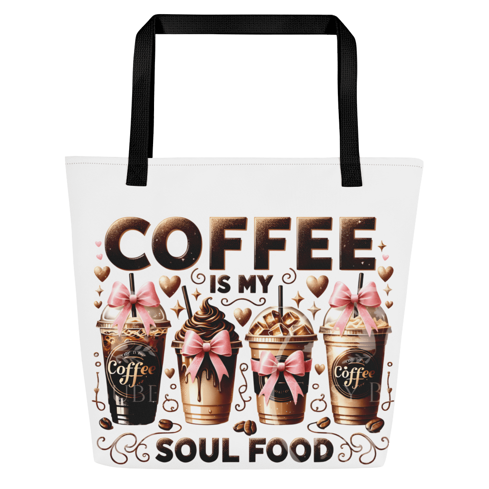 Coffee Tote Bag, Large Tote Bag product image (2)