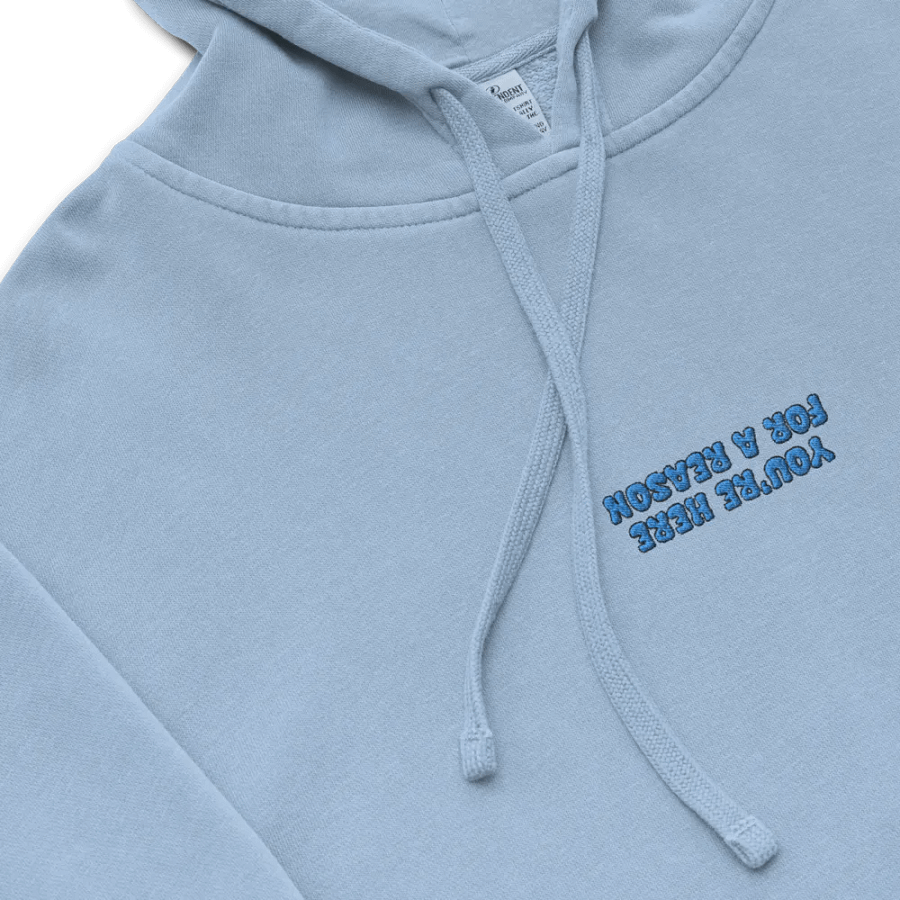 For A Reason | Embroidered hoodie product image (1)