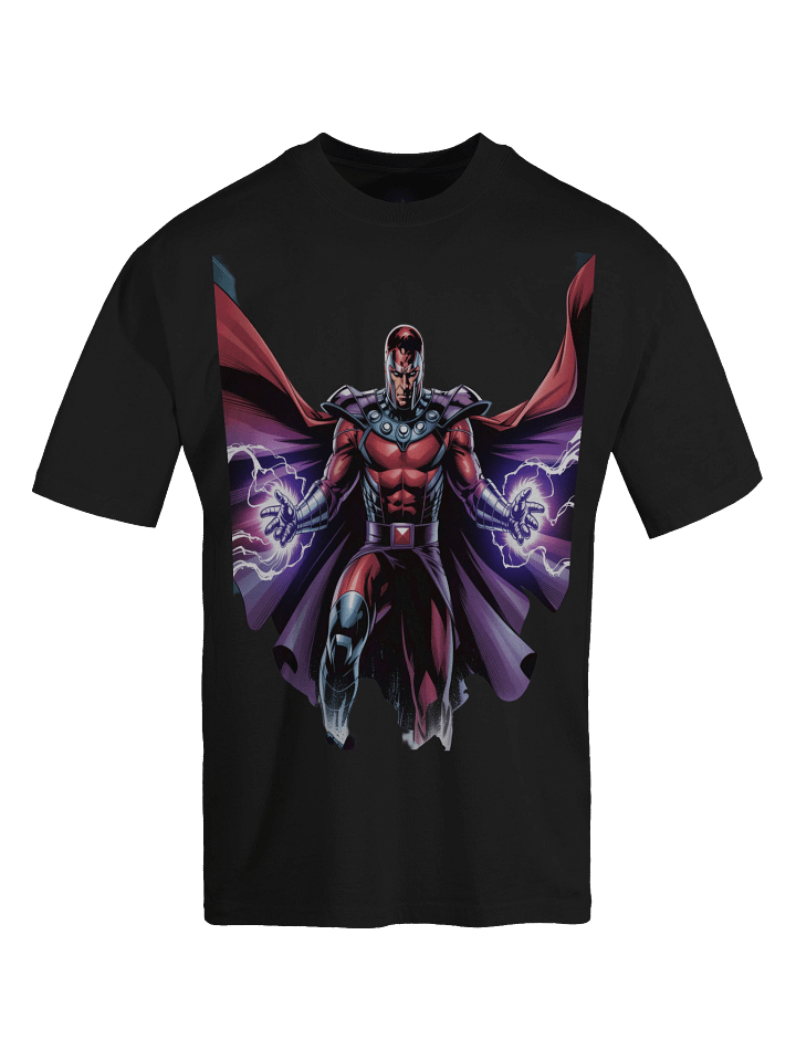 Magneto's Veil of Vengeance – Premium Oversized Faded T-Shirt product image (1)
