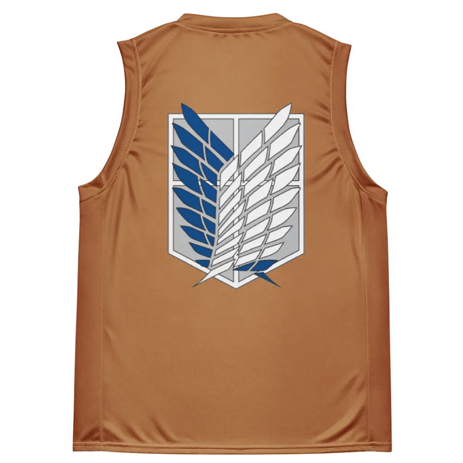 Attack on Titan Scout Regiment Logo Basketball Jersey product image (10)