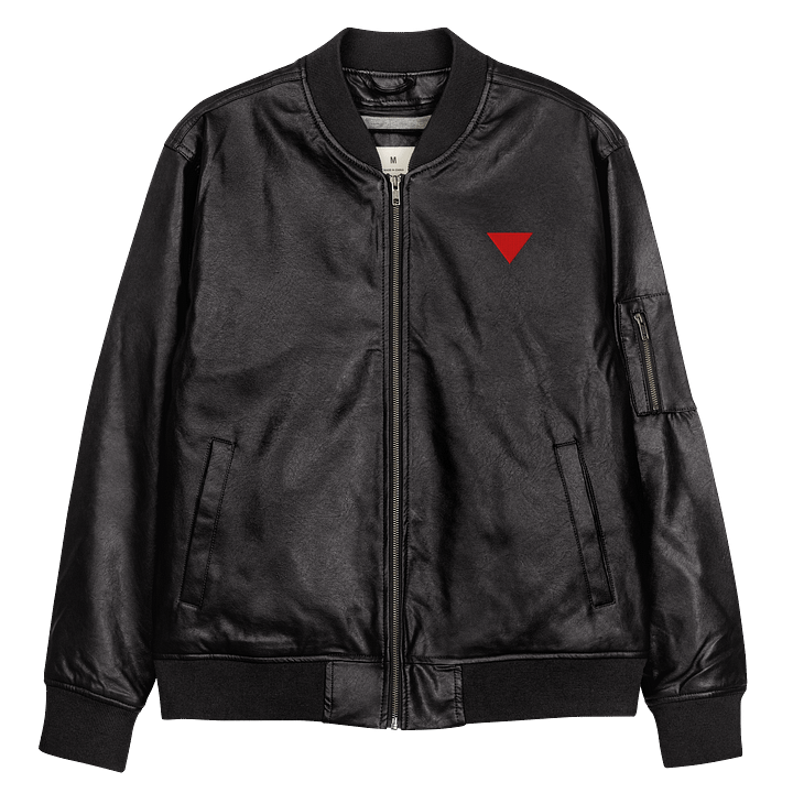 Palestinian Resistance Triangle Jacket Leather product image (1)