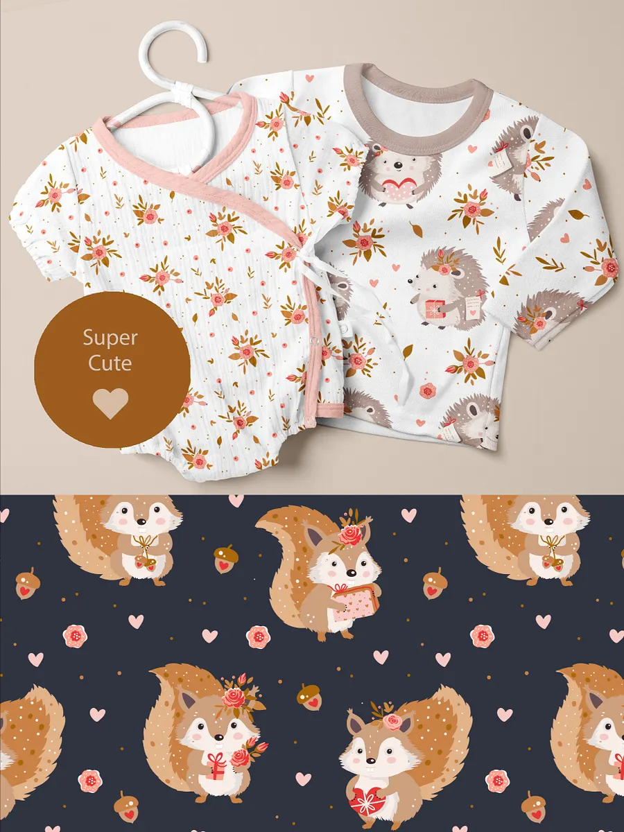 Lovely Animals Seamless Patterns product image (5)