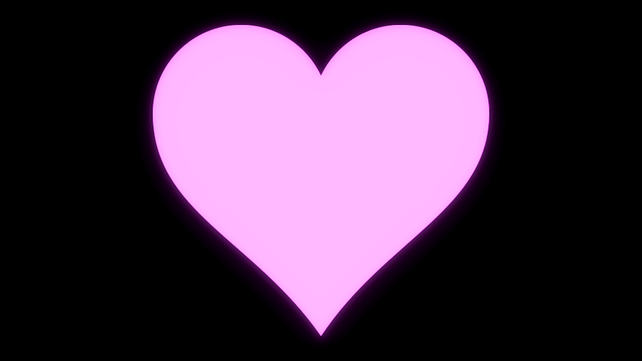 Commercial Use of Pink Growing Heart Short Loop Video product image (1)