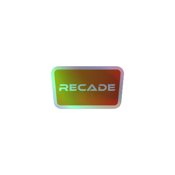 Official Recade Holo Sticker!!! product image (1)