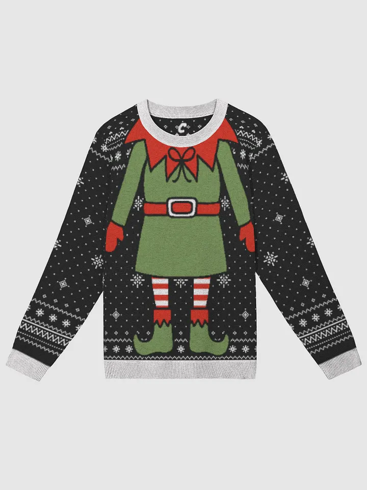 Knitted Crewneck Elf Sweater product image (1)