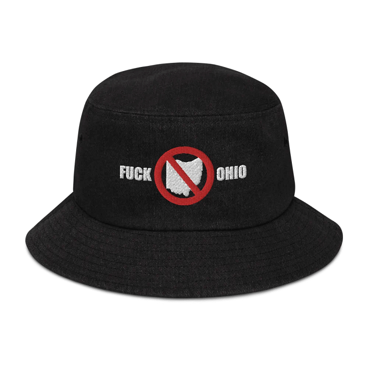 Fuck ohio Embroidered Denim Bucket Hat! product image (1)