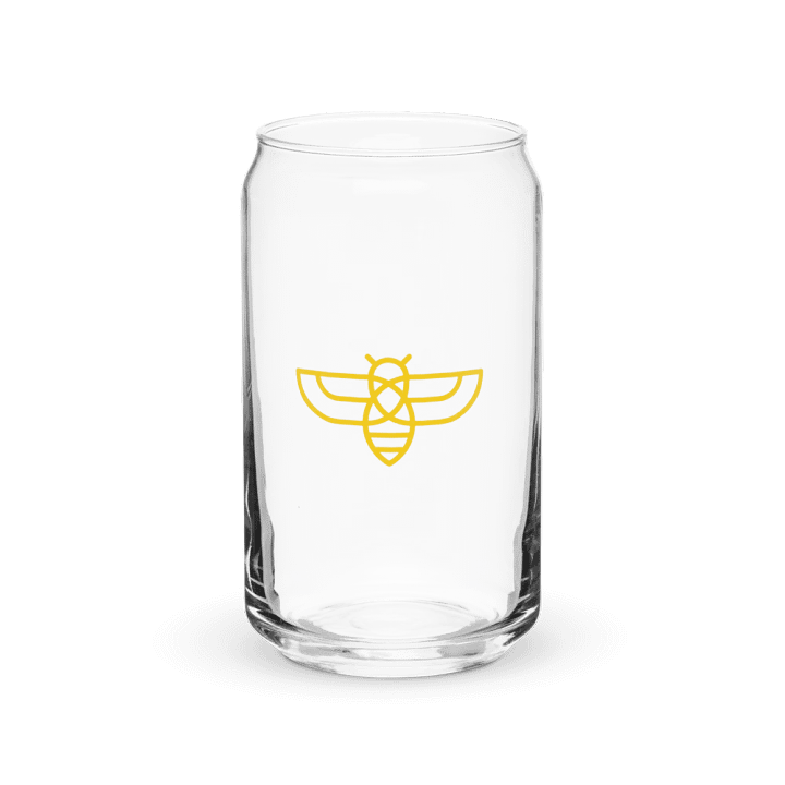Bee Glass with lid option product image (2)