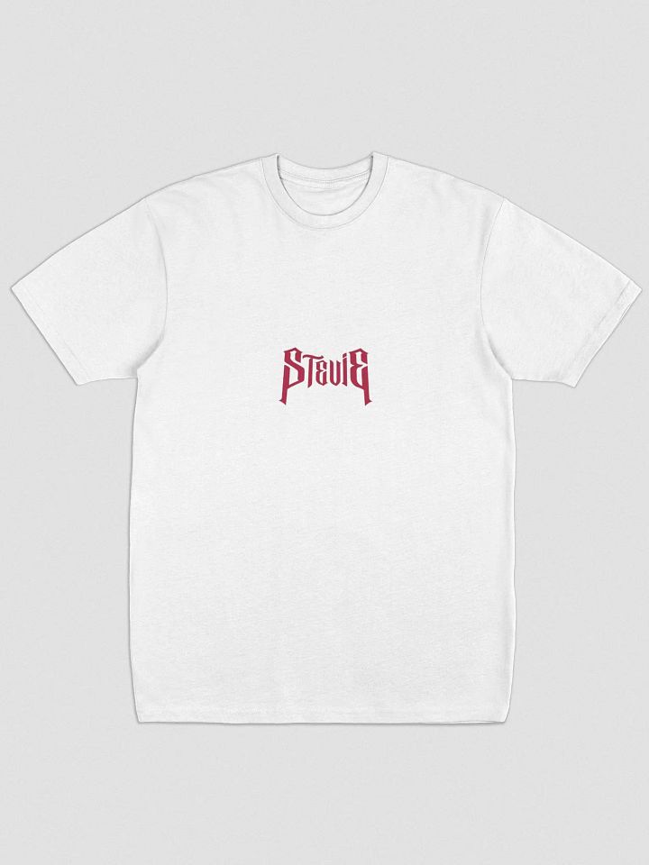 Premium Tee Stevie FKN Life (White/red) product image (1)