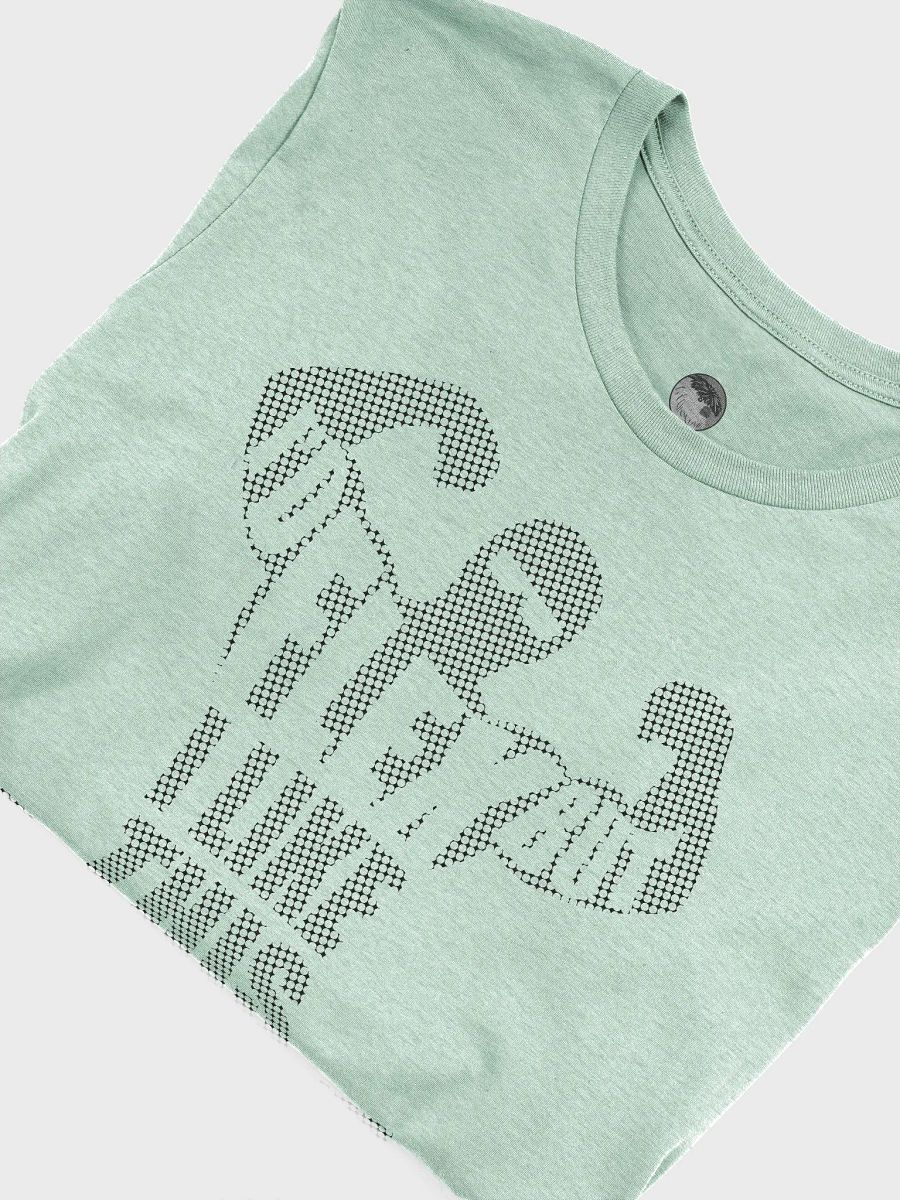 I'd Flex But I Like This Shirt Halftone Black Design T-Shirt product image (7)