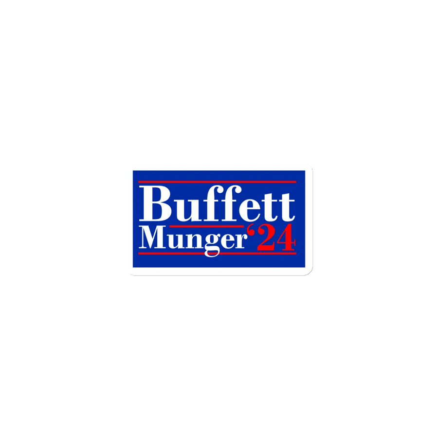 Buffett Munger '24 - Magnet, Blue product image (1)