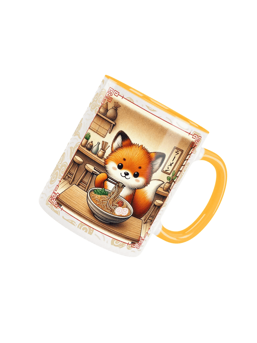 Cozy Ramen Fox Ceramic Mug product image (1)