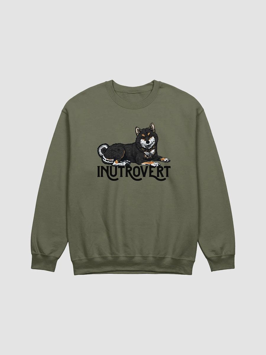 Inutrovert Sweatshirt of a Shiba Inu(Tricolor) | Funny Shirt for Shiba Inu Paw-rents product image (15)