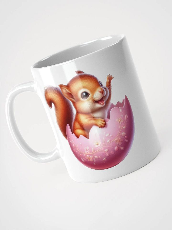 Squirrel Easter Egg - White Mug product image (1)