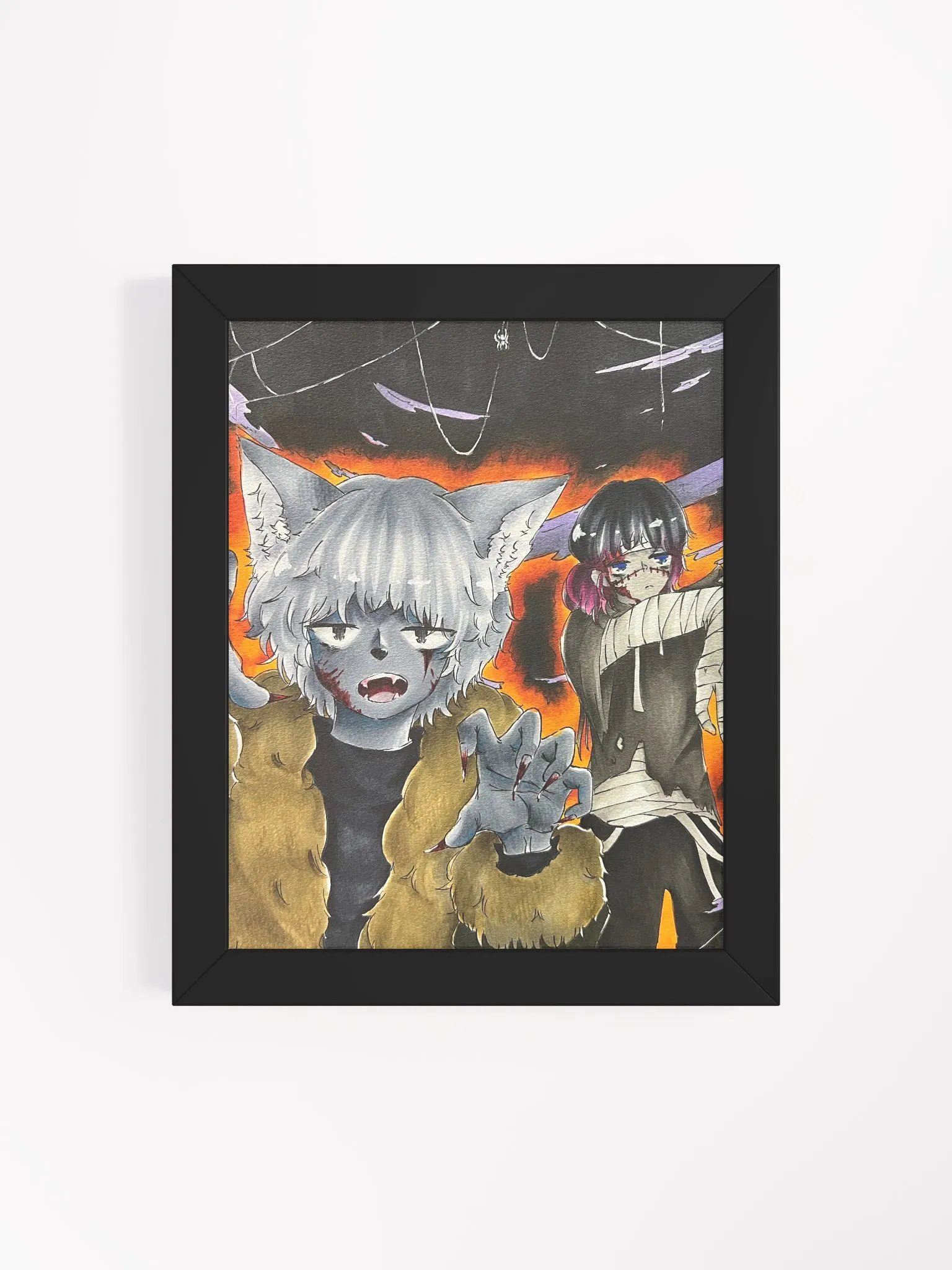 Werewolf and Mummy - Framed Matte Poster product image (21)