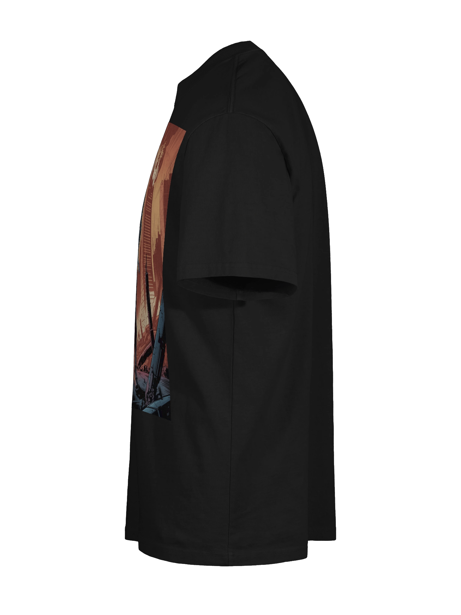 Inferno Ascendant: Apocalypse Inspired Oversized Faded T-Shirt product image (10)