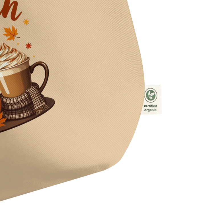 Pumpkin Spice Life Organic Tote Bag product image (2)