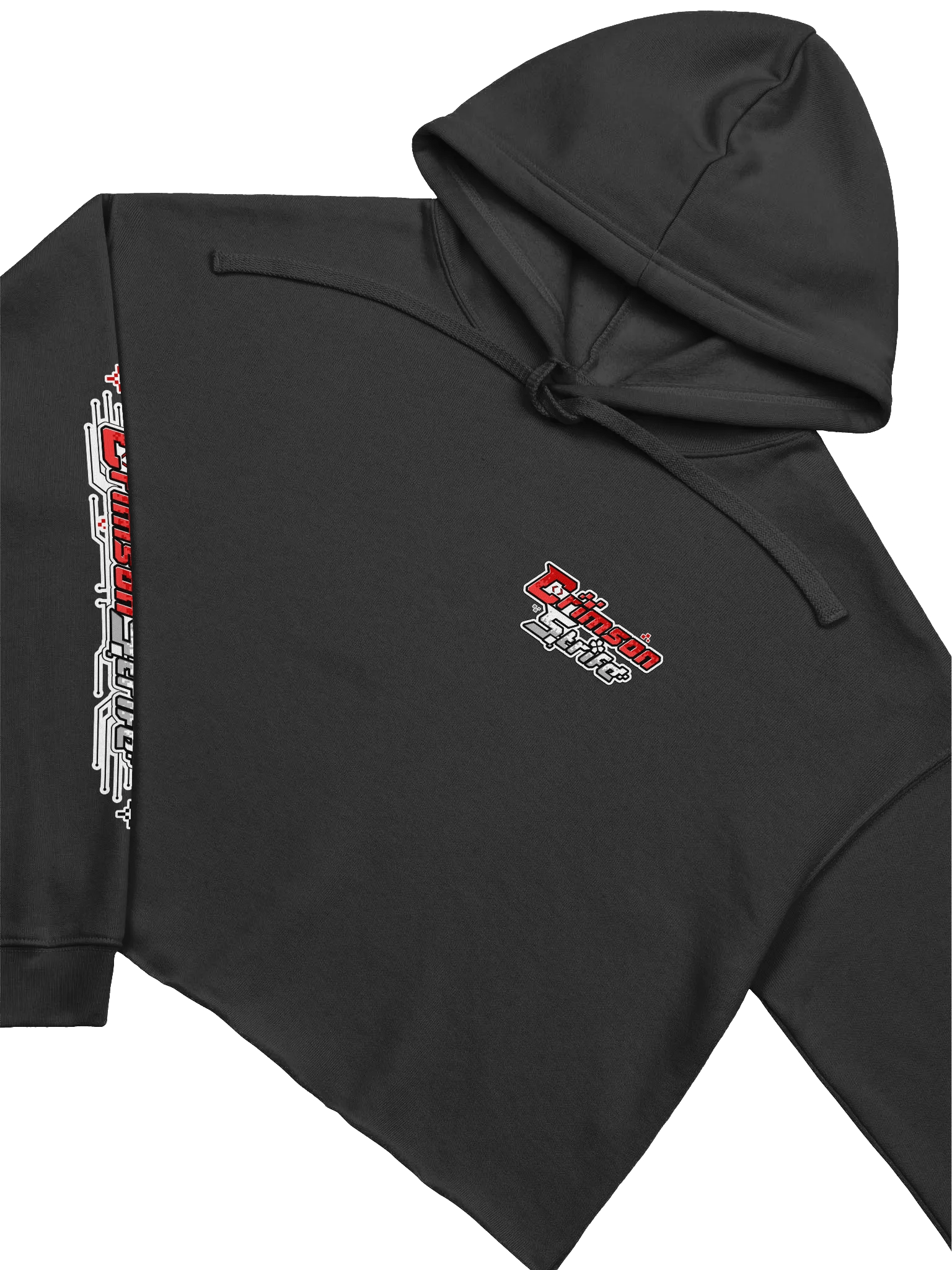 CrimsonStrife Circuit Crop Hoodie product image (3)