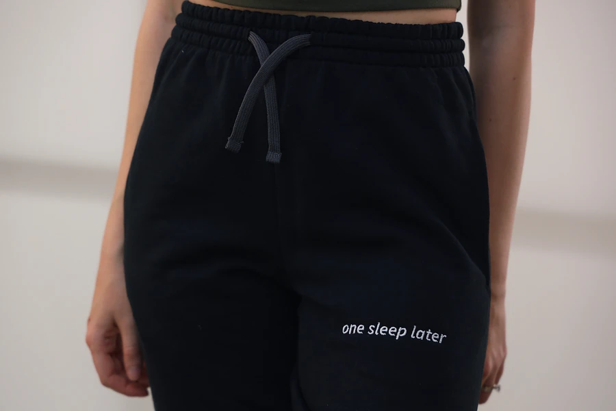 One Sleep Later Embroidered Joggers product image (3)