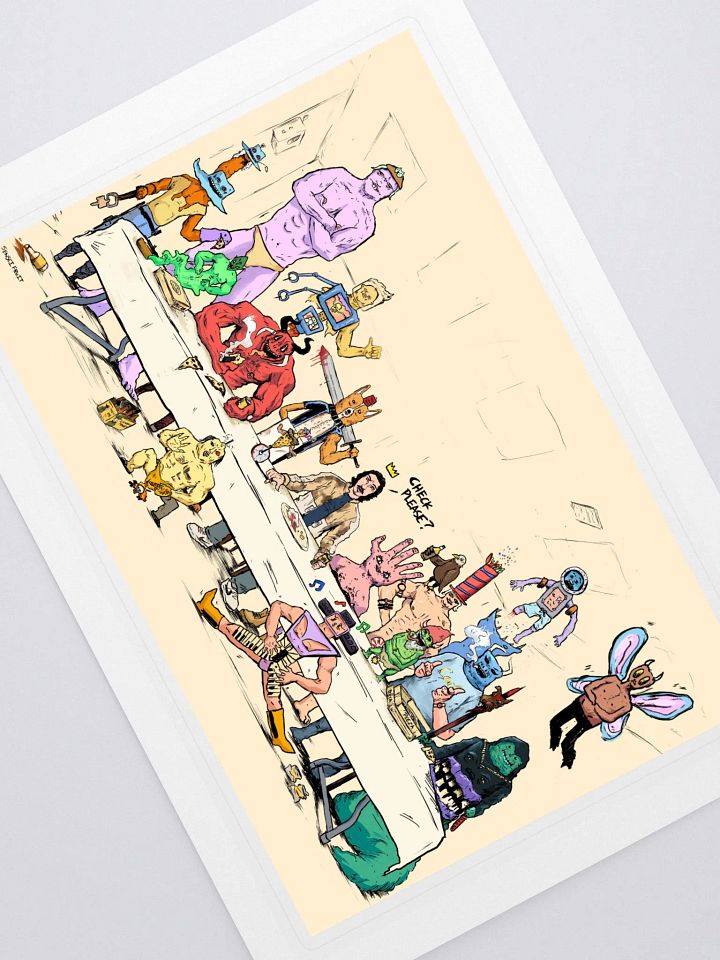 Last Supper Sticker product image (1)